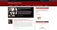 Desktop Screenshot of billcopelandmusicnews.com