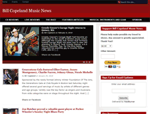 Tablet Screenshot of billcopelandmusicnews.com